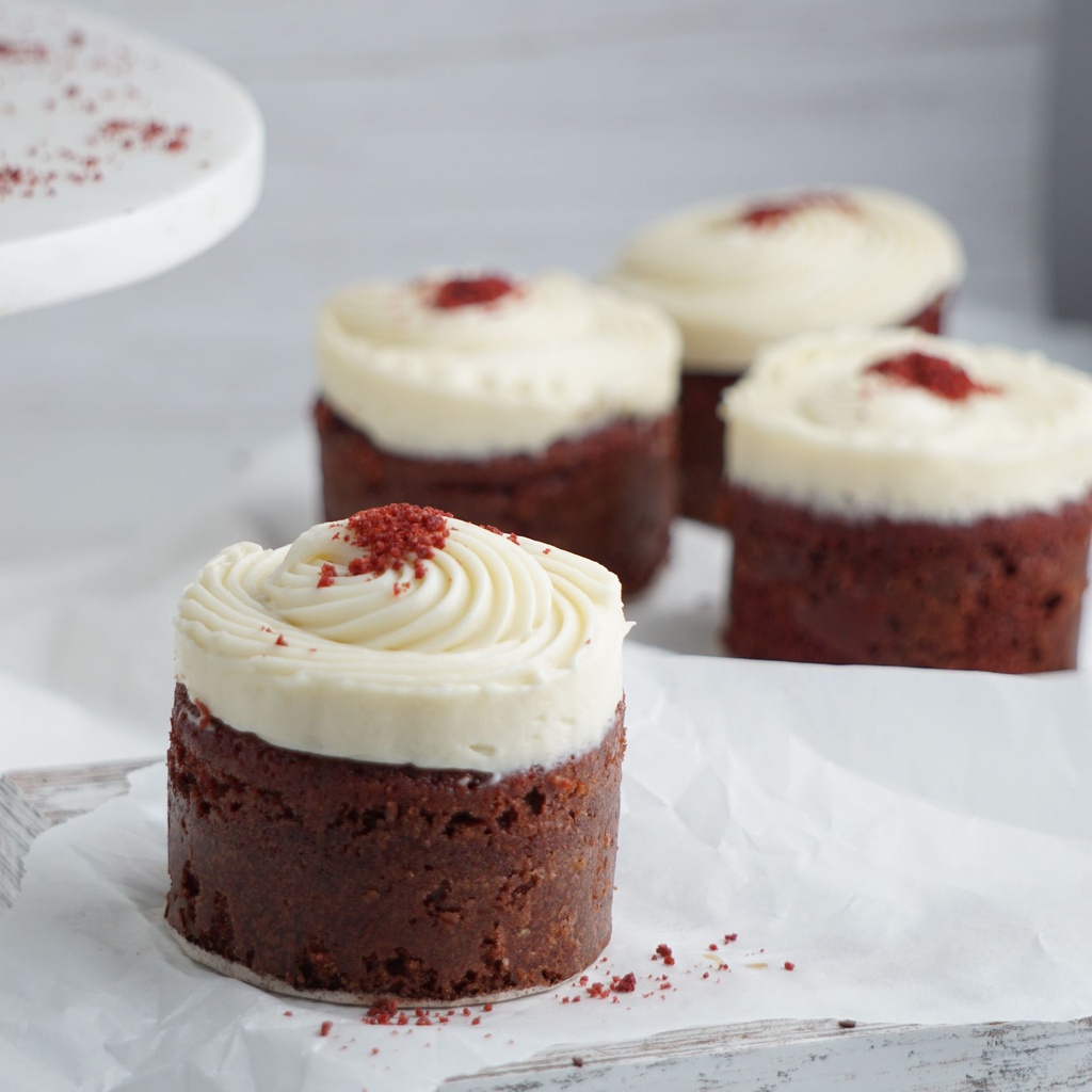 Gâteaux Red Velvet | 140 g, boite de 4 Unites