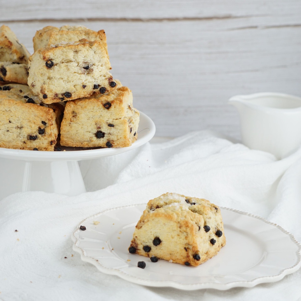 Scones Bleuets citron | 95 g, Cru, 6 Unites