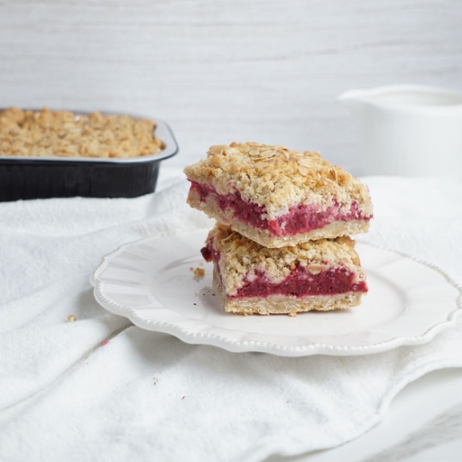 [CFBarquette] Carrés framboises | Barquette, 690 g