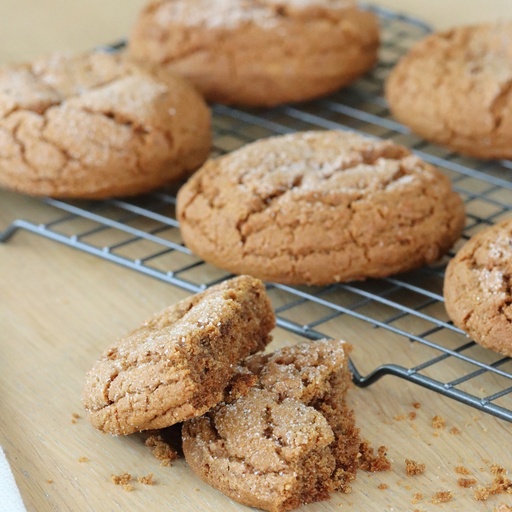 [GMcuites6] Galette mélasses gingembre | 95 g, Cuites, Boite de 6 Unites